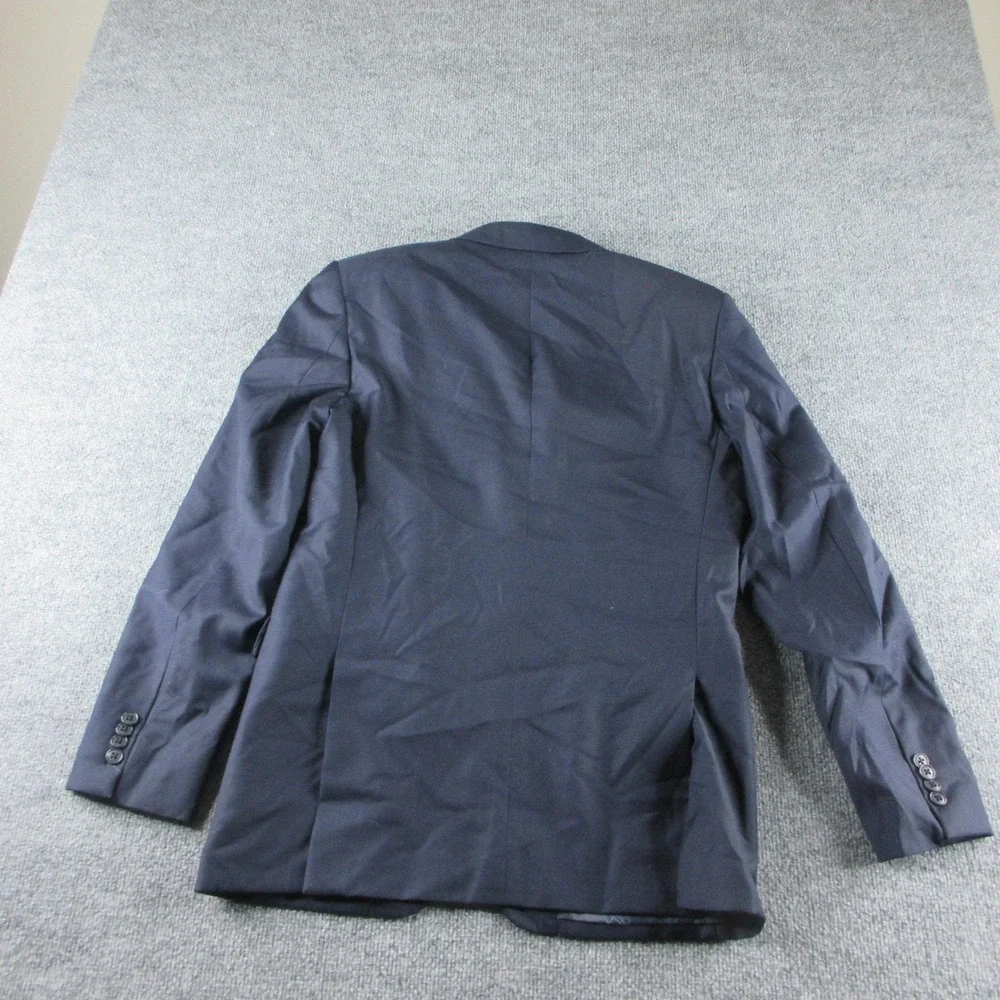 John Varvatos U.S.A. Blazer Mens 38R Blue Wool Bleecker Sport Coat Jacket